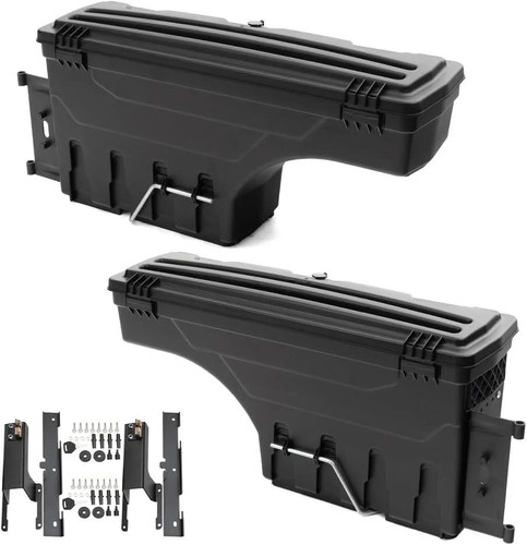 Truck bed storage tool box - box, set