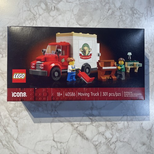 Lego icons moving truck box - lego,